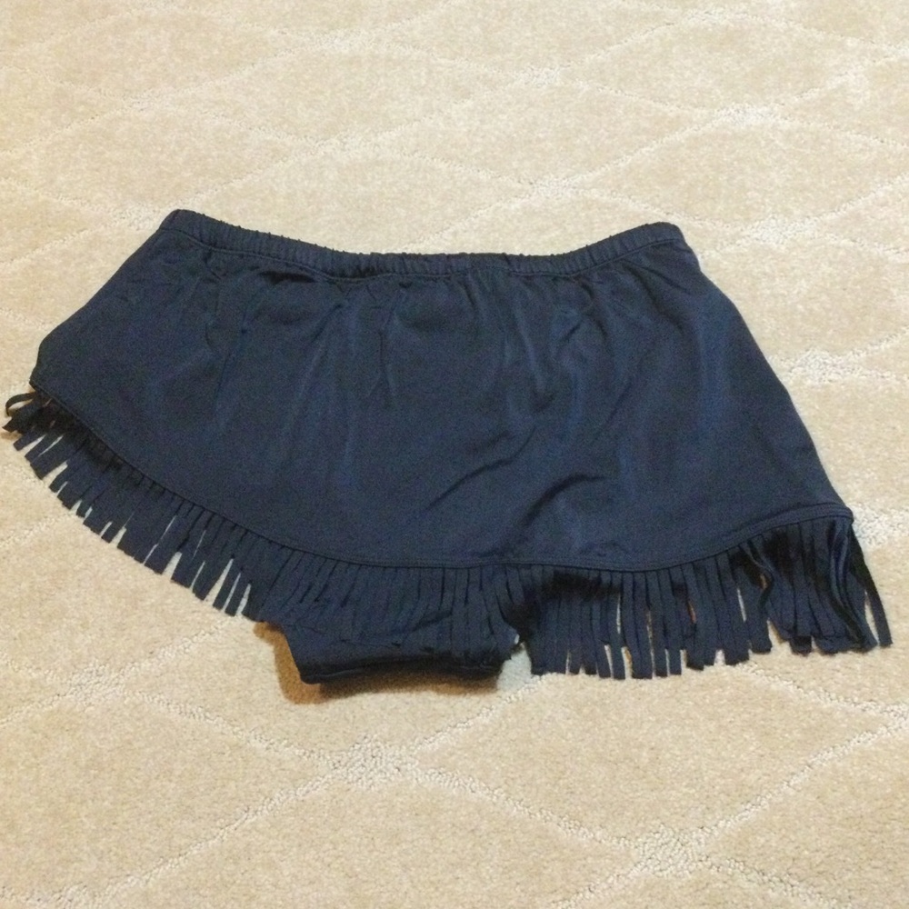 Swim 365 X Swimsuits For All NWT Asymmetrical Fringe Swim Skirt, 10 - Picture 4 of 6